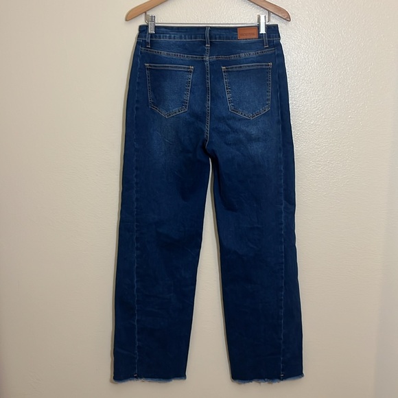 Sidefeel Classic Blue Raw Hem Jeans - Picture 4 of 9